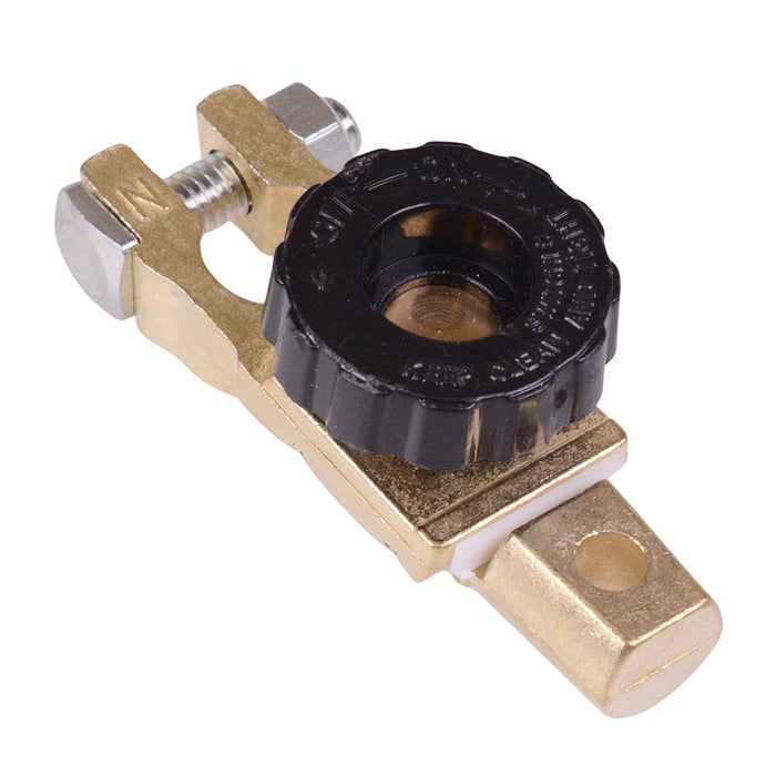 Black Battery Terminal Negative with Disconnect 125A