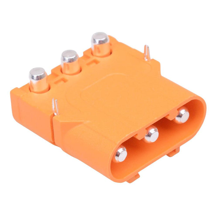 LCC40PW-M Male 3-Pin Silver Plated PCB Connector 30A AMASS