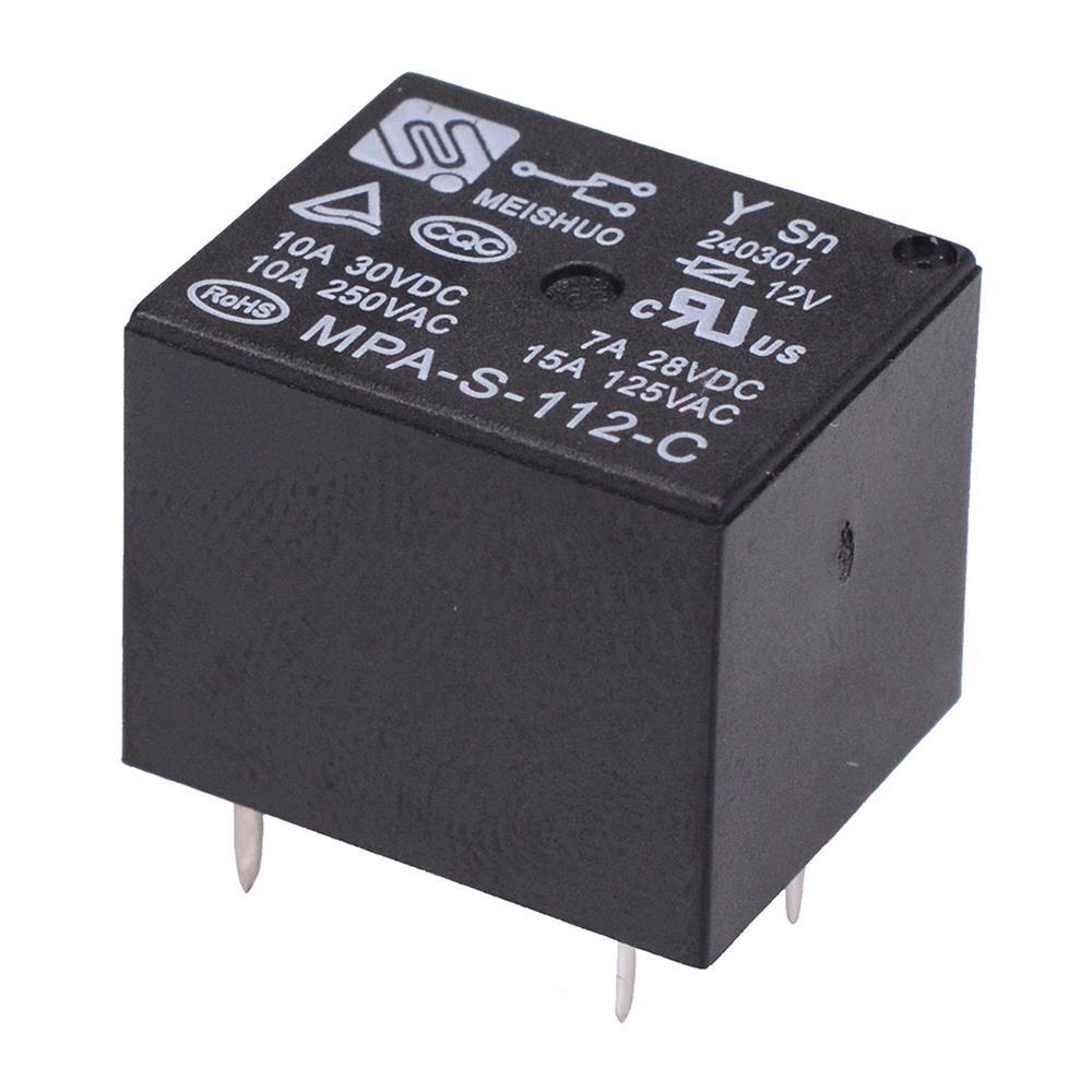 12V Mini Power PCB Relay SPDT 15A MPA-S-112-C — Switch Electronics ...