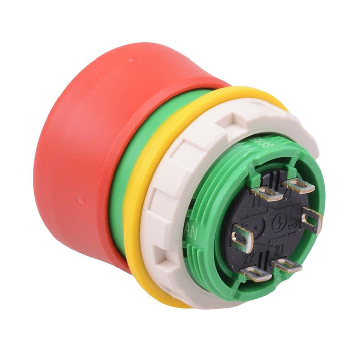 XW1E-BV3SG12R Unibody 22mm Emergency Stop Switch 1NO-2NC IDEC
