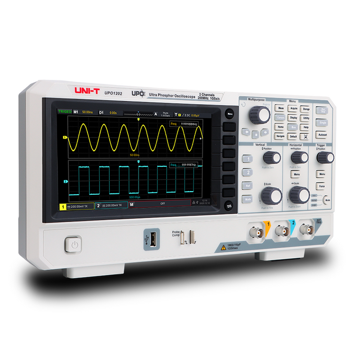 UPO1202 2 Analog Channel Oscilloscope 200MHz Uni-T