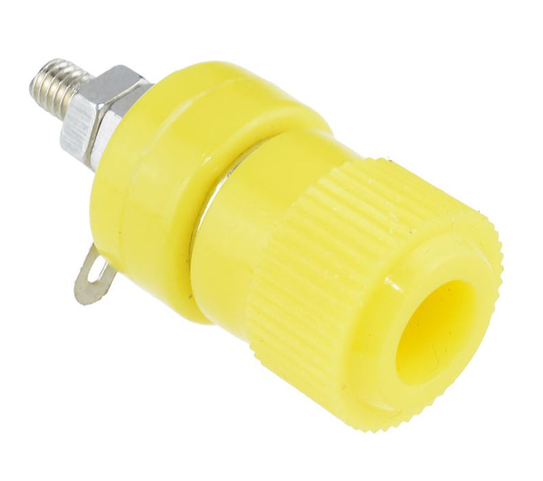 Yellow 4mm Binding Post Socket