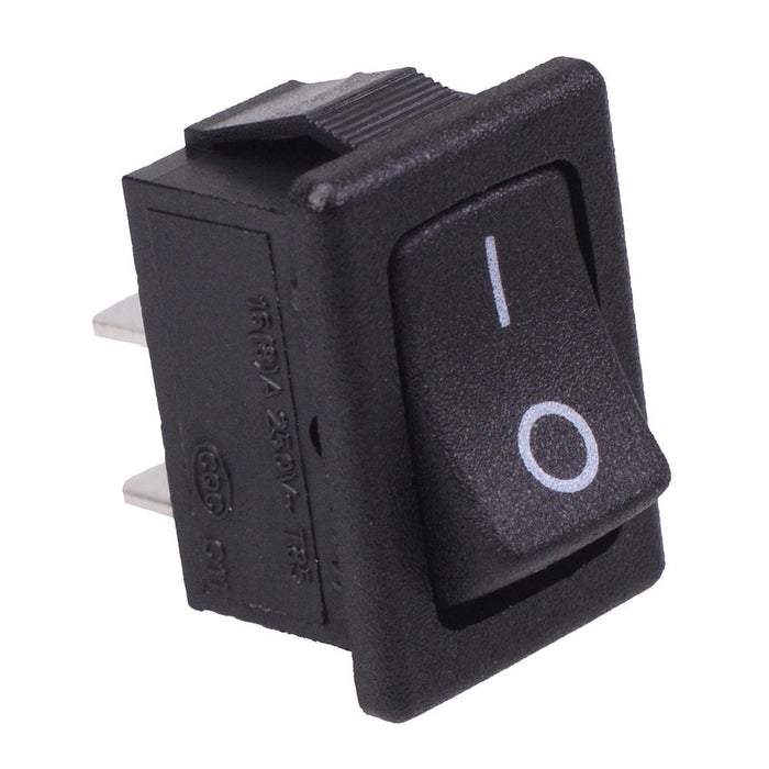 Off-(On) Momentary Rectangle 19.2x12.9mm Rocker Switch SPST 16A 250VAC
