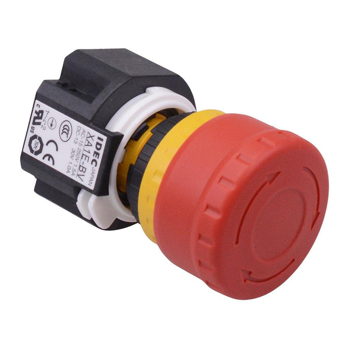 XA1E-BV311R 16mm Emergency Stop Switch 29mm Mushroom 1NO-1NC IP65 IDEC