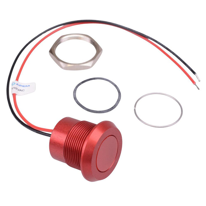 Q22Y5ARXXSR110E Super Bright Red Chamfered 22mm 110VAC LED Panel Indicator IP67 APEM