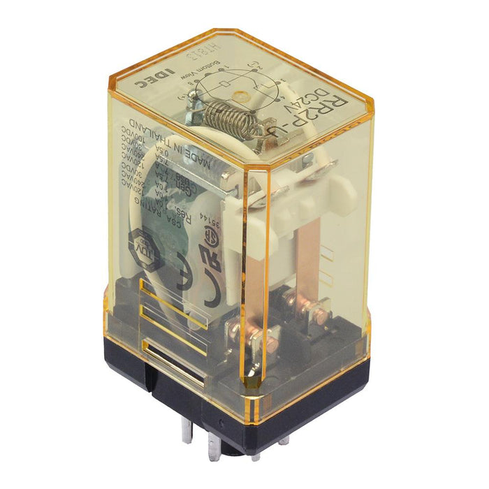 RR2P-UDC24V 24VDC PCB Power Industrial Relay 10A DPDT IDEC