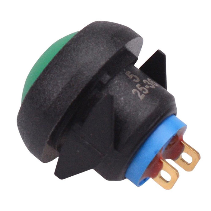 IBR3SAD3 Green Momentary Snap-In 12mm Push Button Switch SPST IP67