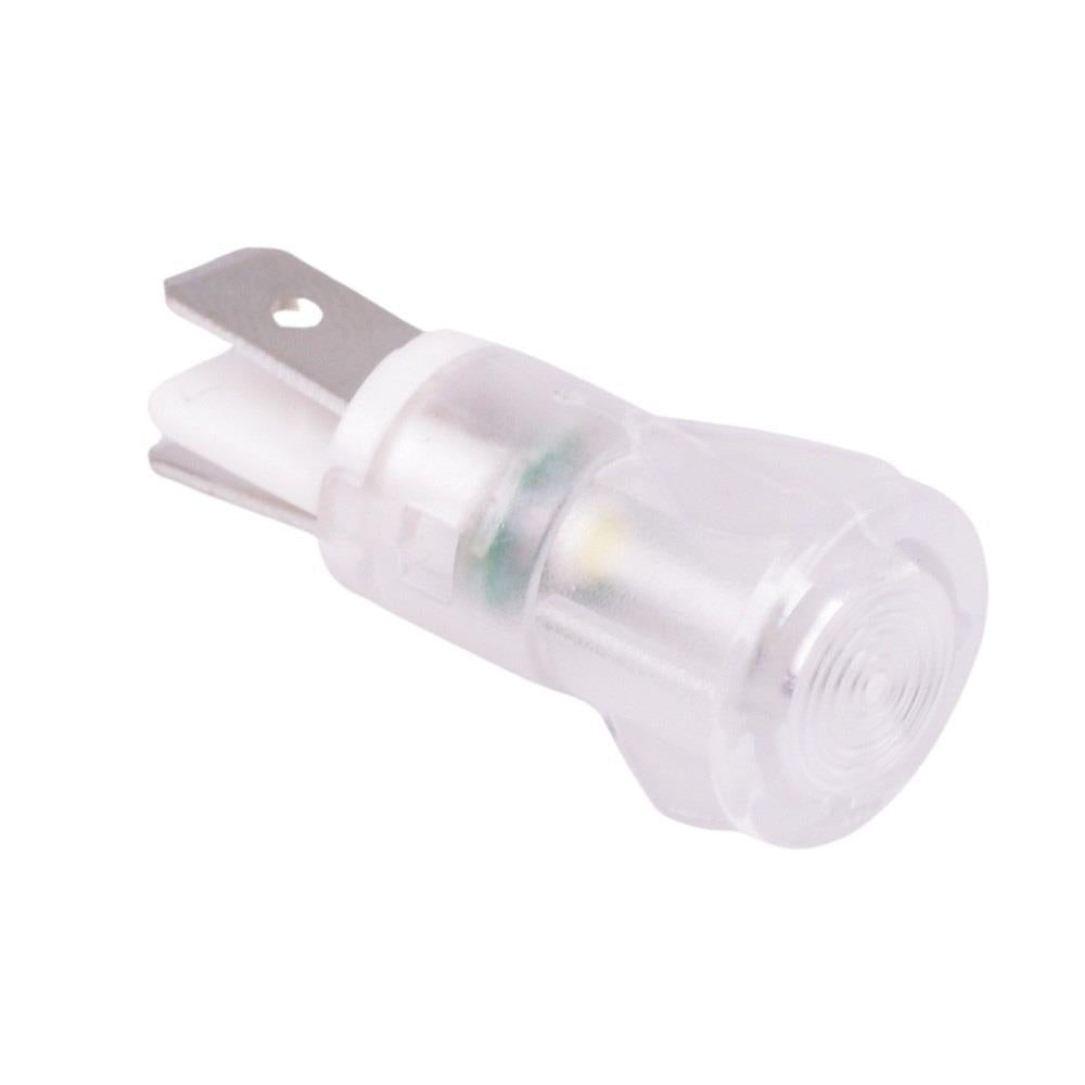 White 12mm LED Panel Indicator Light 220V — Switch Electronics | Your ...