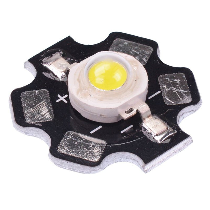 White 3W Star High Power LED 230lm 135°