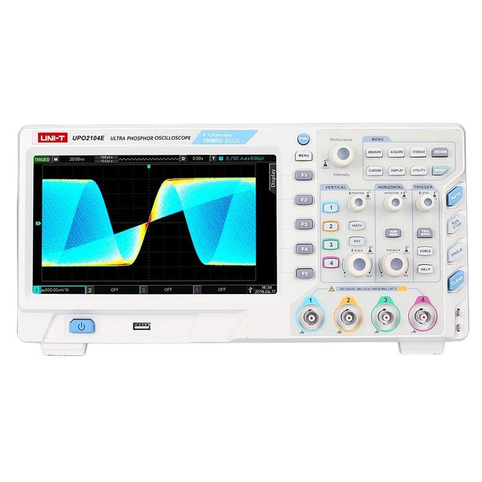 UPO2102E Digital Storage 2 Channel Analog Oscilloscope 100MHz Uni-T