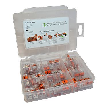 887-1046 WAGO 85pcs 221 Series Splicing Connectors Assortment
