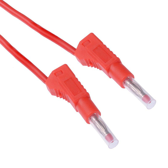 Lead Plug Red 4mm Stackable Test Lead Plug 100cm — Switch Electronics | Your One ...