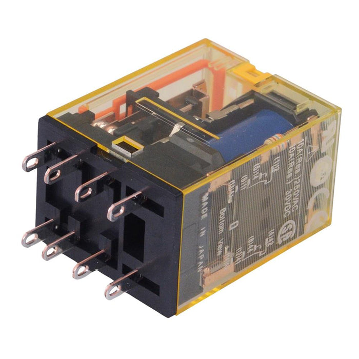 RU2S-C-A110 110-120VAC Plug In Power Relay 10A DPDT IDEC