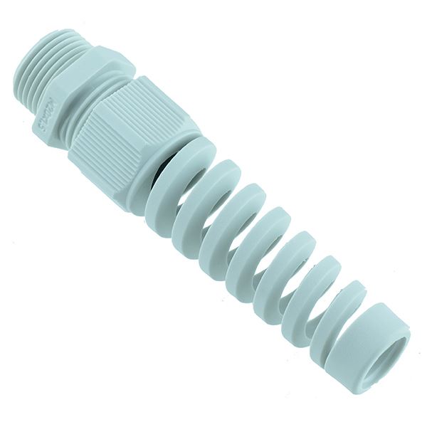 M20 Grey Nylon Spiral Cable Gland IP68