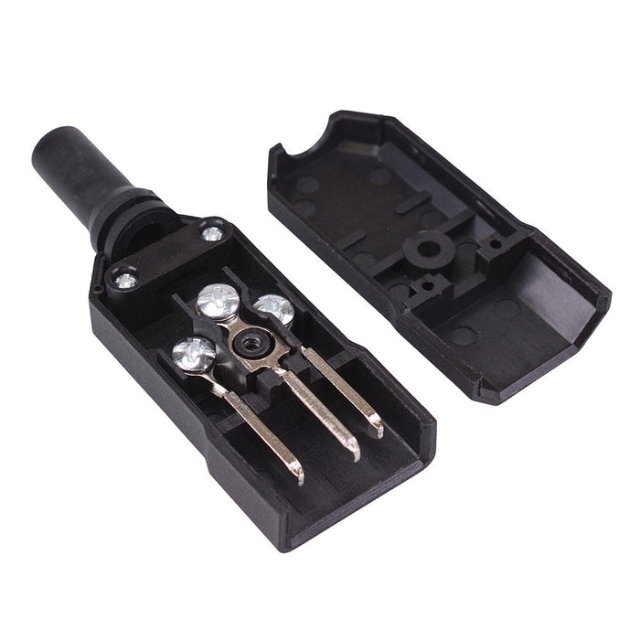 C14 IEC Rewireable Straight Cable Plug 10A