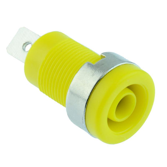Yellow 4mm Shrouded Test Socket