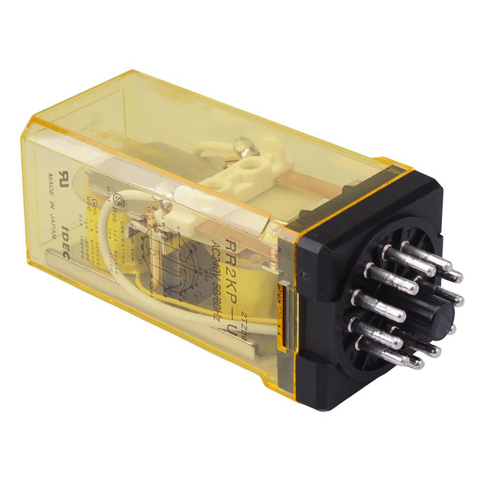 RR2KP-UAC240V 240VAC Latching Plug In Power Industrial Relay 10A DPDT IDEC