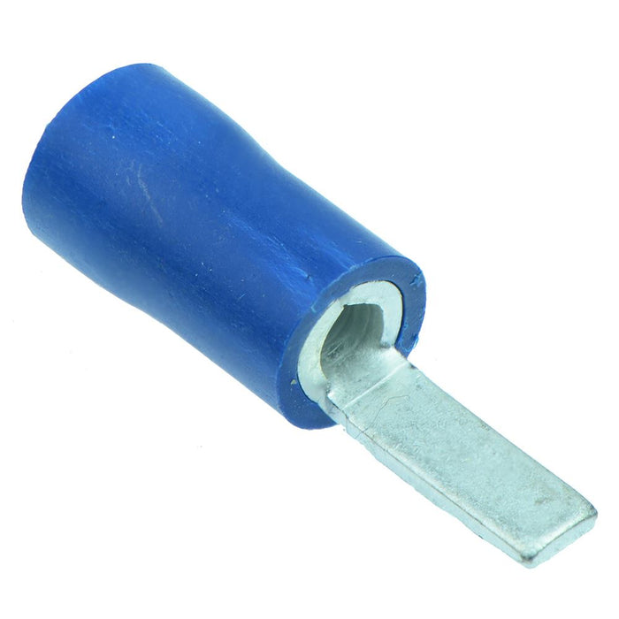 Blue 9mm Blade Terminal Crimp Connector (Pack of 100)