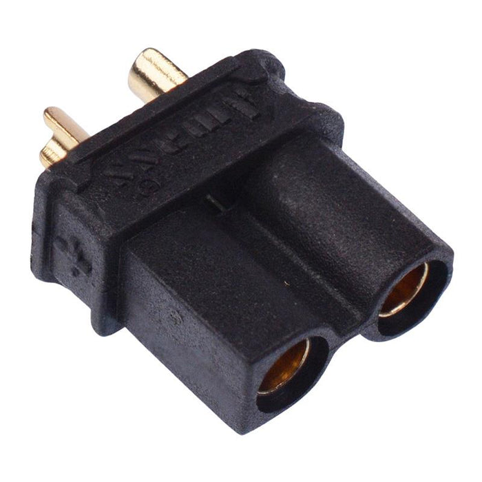 Black Female XT30U Gold Plated Connector 15A Amass