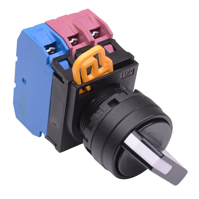 YW1S-21E12 22mm 2 Position Momentary Selector Switch 1NO-2NC IP65 IDEC