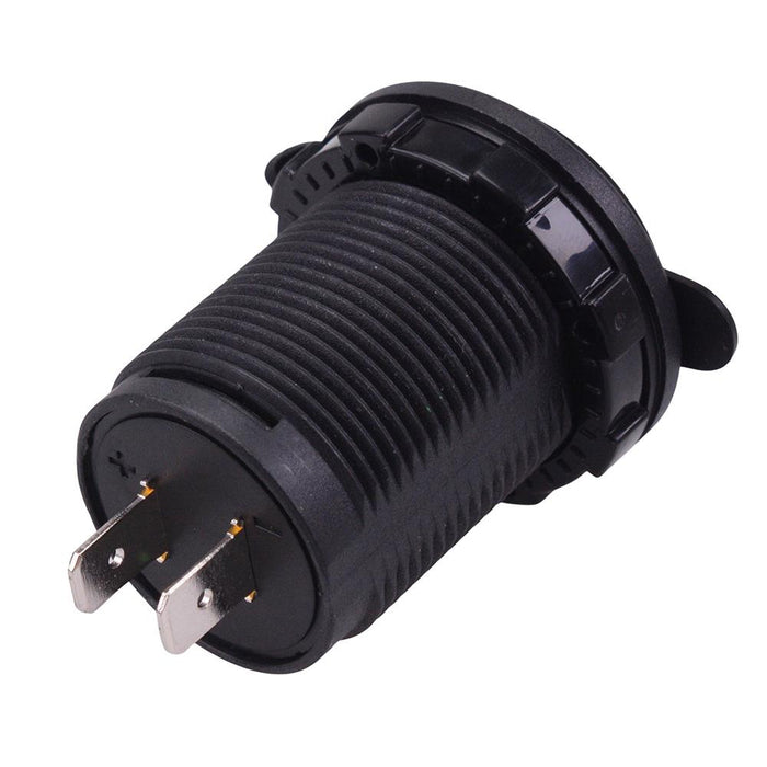 Dual USB-A 5V 2.1A Panel Mount Socket A13-194B-BB3