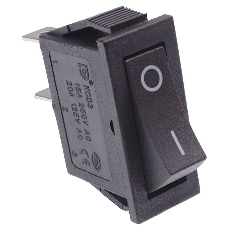 Off-(On) Momentary Long Rectangle Rocker Switch SPST — Switch ...