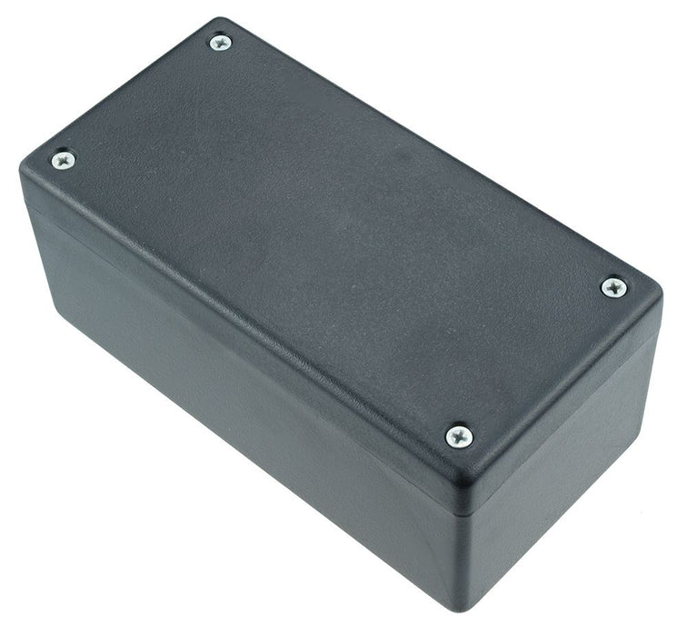 Hammond 1594DSBK Black Heavy Duty GPABS Enclosure 131 x 66 x 55mm