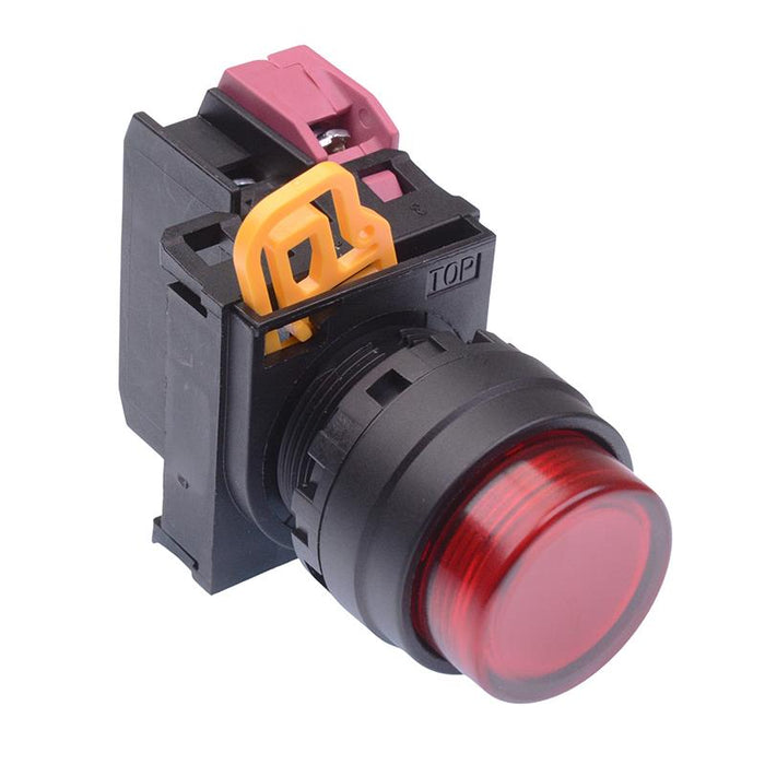 IDEC Red 12V illuminated 22mm Momentary Push Button Switch NC IP65 YW1L-M2E01Q3R