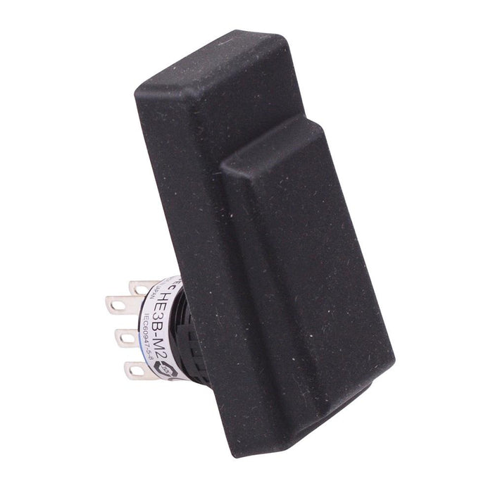 HE3B-M2PB Black Double 3-Position 16mm Rectangle Enabling Switch IDEC