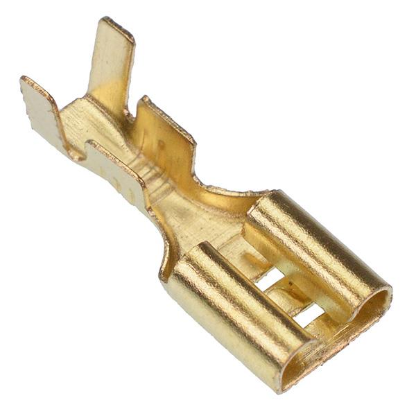 6.3mm Female Crimp Connector Terminal 0.5-0.8mm²