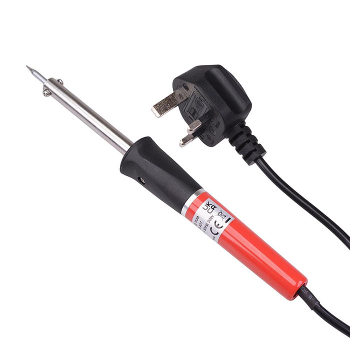 40W Mains Powered Soldering Iron W/Stand