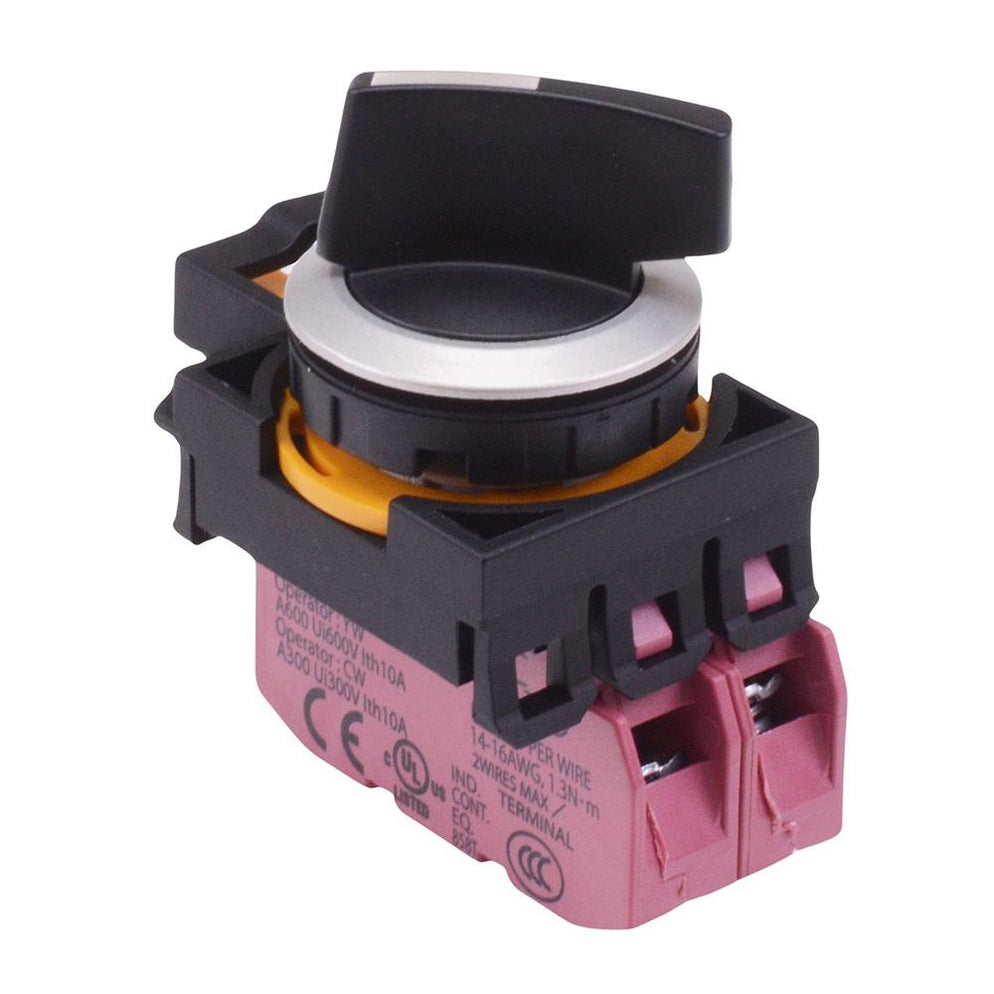 CW4S-3E02N1 3 Position Metallic Selector Switch2NC IP65 IDEC — Switch ...
