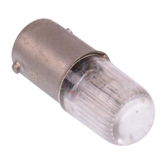 NA125BA9 White 110V Neon Indicator Bulb BA9