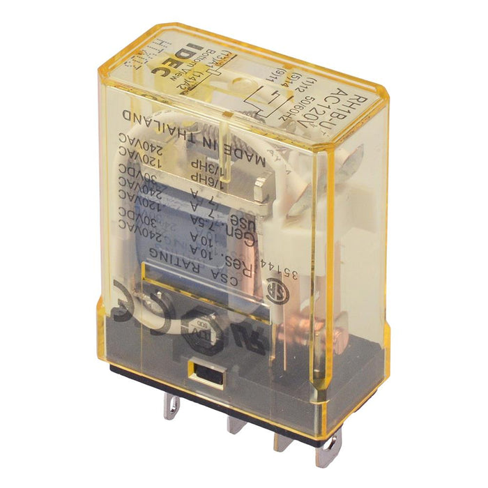 RH1B-UAC120V 120VAC Plug In Compact Power Relay 10A SPDT IDEC