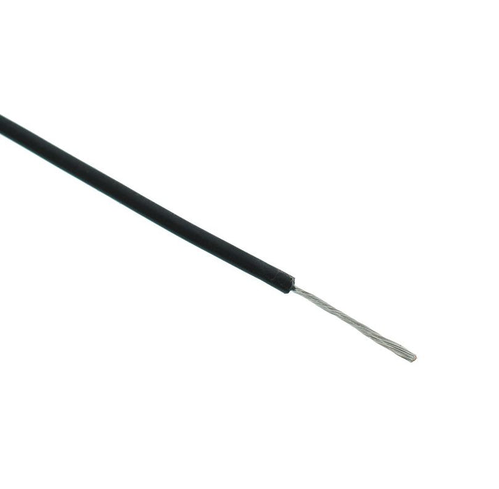 Black Silicone Lead Wire 26AWG 25/0.08mm (price per metre)