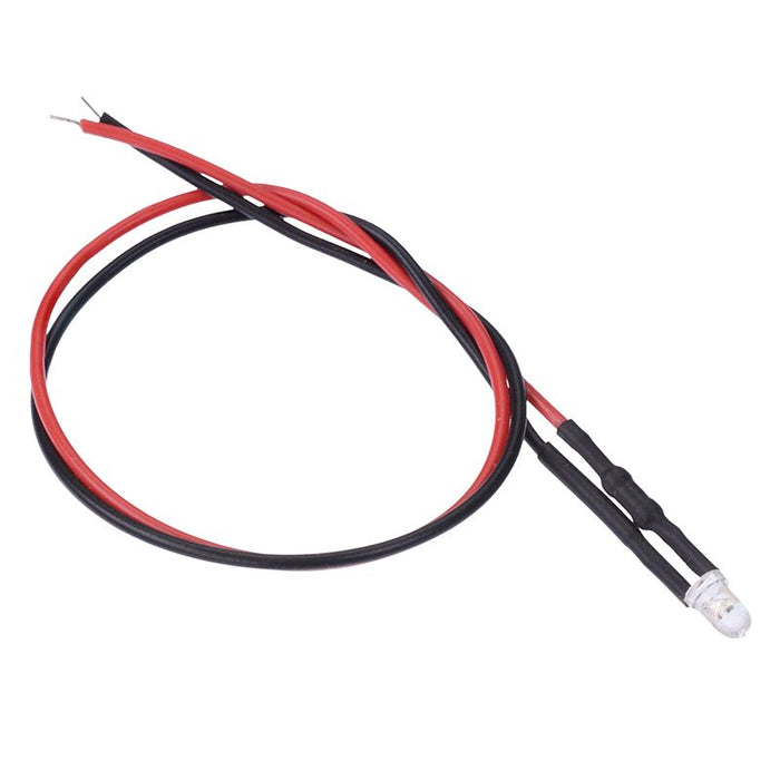 Red Flickering Prewired 3mm LED