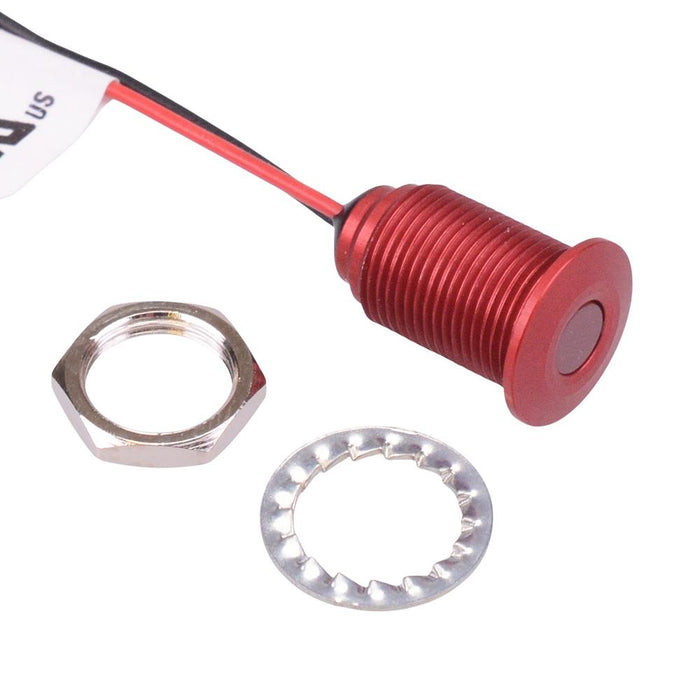 Q10F5ARXXHR12E Hyper Bright Red 10mm 12VDC LED Panel Indicator IP67 APEM