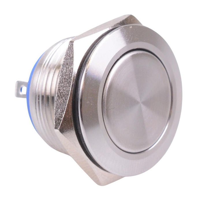 Off-(On) Momentary 19mm Vandal Resistant Push Button Switch SPST