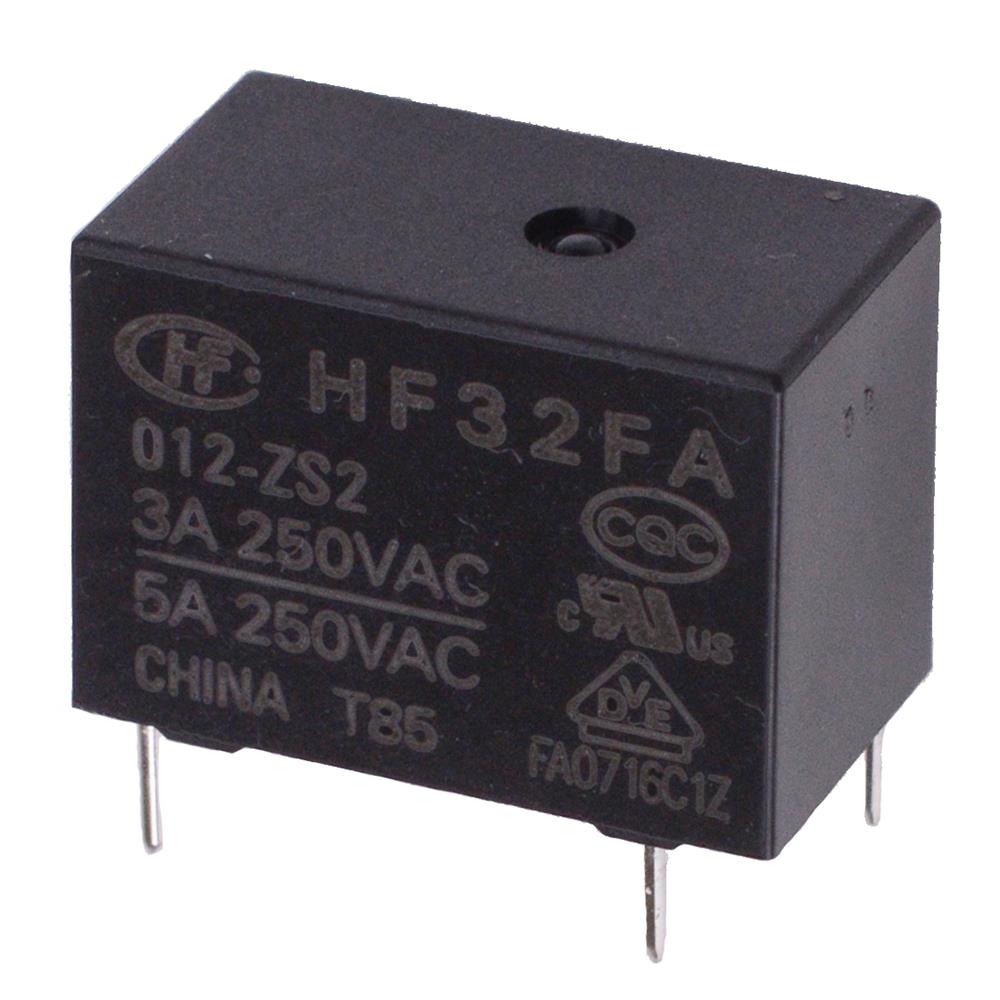 12V Subminiature PCB Power Relay 5A SPDT HF32FA/012-ZS2 — Switch ...