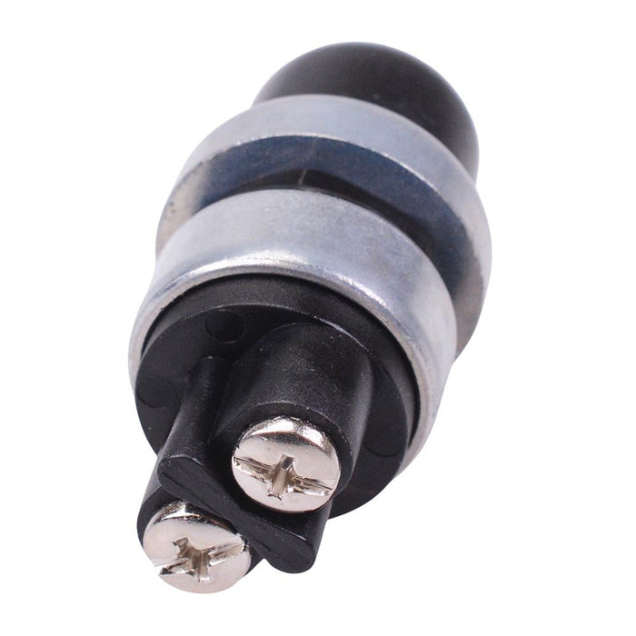 Black 16mm Momentary Starter Push Button Switch 60A 12VDC A2-19A-07-A1