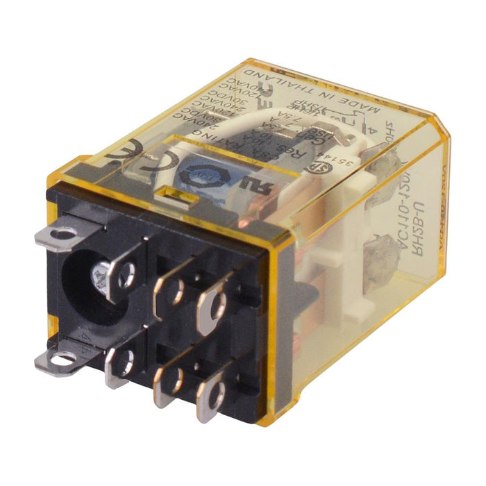 RH2B-UAC110-120V 110-120VAC Plug In Compact Power Relay 10A DPDT IDEC