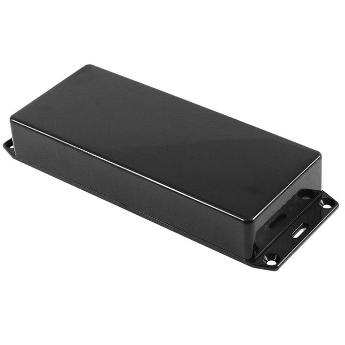 1591HFLBK Hammond Multipurpose Black FRABS Enclosure Flanged Lid 165 x 71 x 29mm