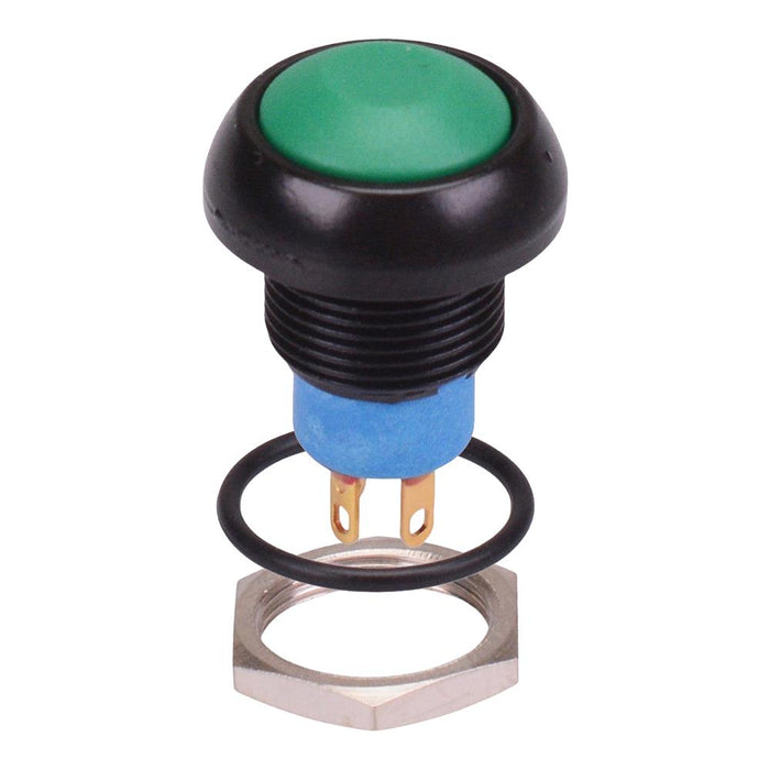 IPR5SAD3 Green Momentary 12mm Push Button Switch SPDT IP67 APEM
