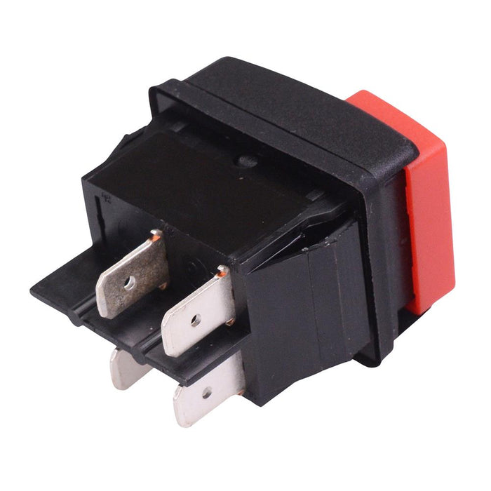 Red / Green 2 Way Rectangle Push Button Switch 10A 250VAC R13-537A-01 ...