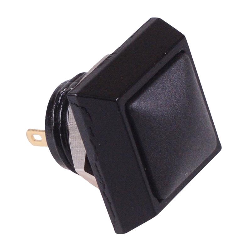 Black Square Off-(On) Momentary 12mm Metal Push Button Switch IP65 SPS ...