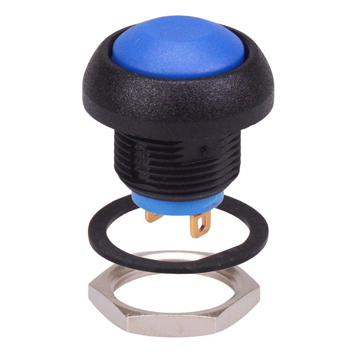 ISR3SADB00 Blue Momentary 12mm Push Button Switch SPST IP67 APEM