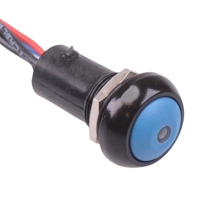 IPR3FAD1L0G APEM Green LED Round Momentary NO Prewired Push Button Switch SPST IP67