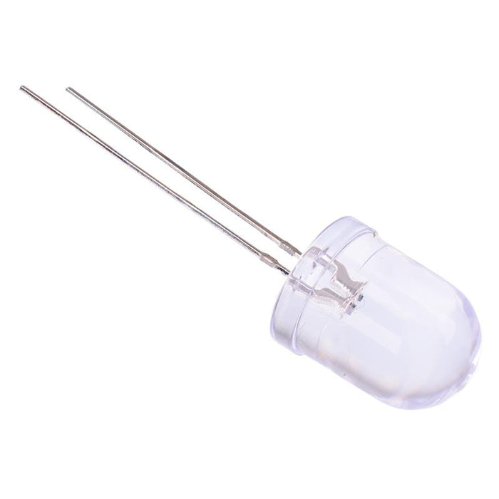 Cool White 10mm Water Clear LED 6000mcd 30°