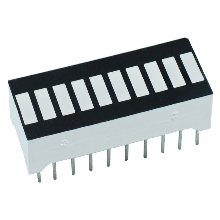 Red 10-Segment LED Bar Array Anode