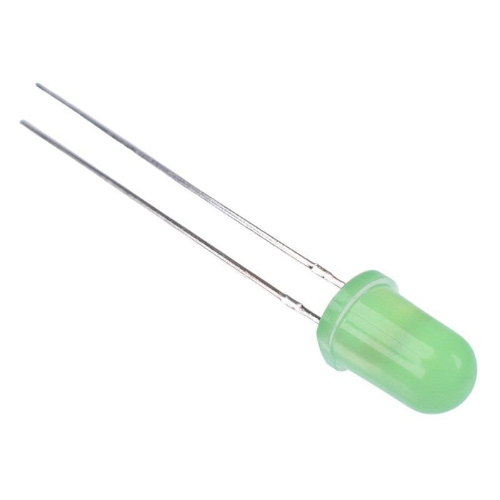 Green 5mm Diffused LED 2900mcd 60°